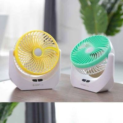 JY Super lithium rechargeable mini table fan with LED light JY-1880_img_1