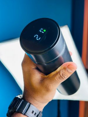 SMART Digital LED Thermal Flask with Temperature Indicator Stainless Steel Flask_img_0