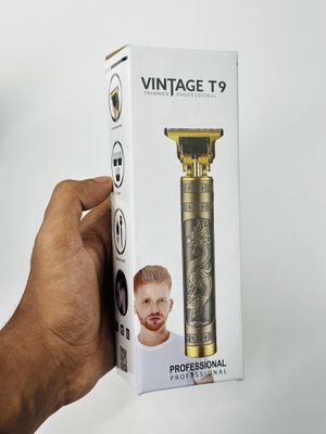 Vintage T9 Hair Cutting Machine Hair Trimmer Recharge Professional Cordless Hair Trimmer_img_4