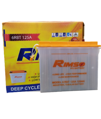 Rimso 6 RBT 125AH Tubular IPS/UPS Battery_img_2
