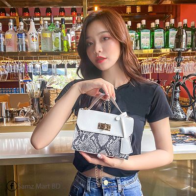 Gorgeous Snake leather pattern One Shoulder Bag Small_img_3