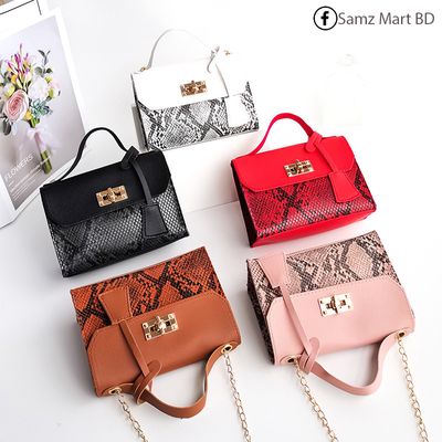 Gorgeous Snake leather pattern One Shoulder Bag Small_img_8