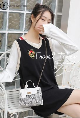 Gorgeous Snake leather pattern One Shoulder Bag Small_img_10