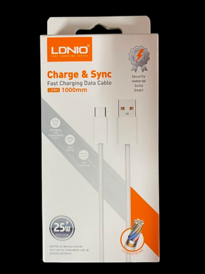 LDNIO Fast Charging Data Cable 25w (LS901 1000mm)_img_1