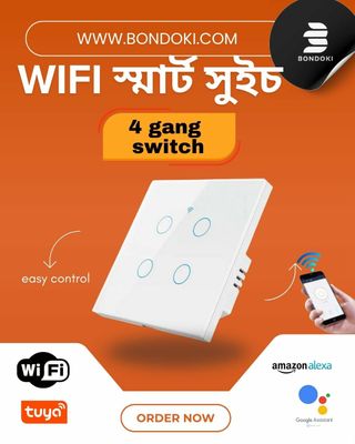 Tuya Smart WiFi Wall Switch | Touch & App+BT Control_img_1