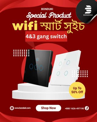 Tuya Smart WiFi Wall Switch | Touch & App+BT Control_img_0