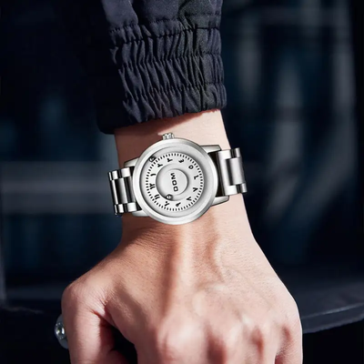 DOM 1769 Solar System Magnetic Watch - Chain Silver_img_5
