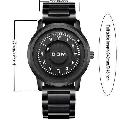 DOM 1769 Solar System Magnetic Watch - Black Chain_img_2