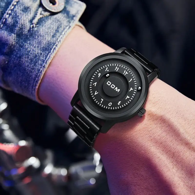 DOM 1769 Solar System Magnetic Watch - Black Chain_img_4