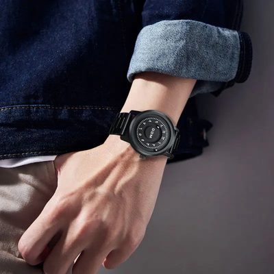 DOM 1769 Solar System Magnetic Watch - Black Chain_img_6