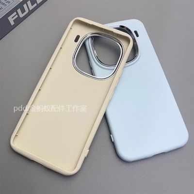 iQOO12 silicone oval frosted large hole round edge anti-fall soft shell protective cover_img_4
