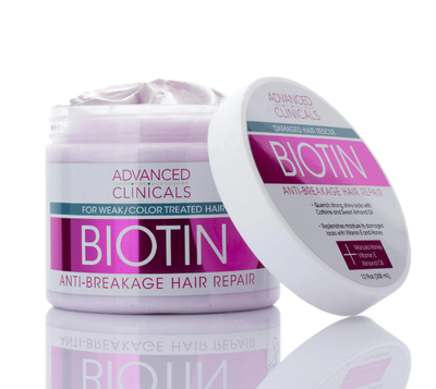 Advanced Clinicals Biotin Anti‑Breakage Hair Mask – 340 g (12 fl oz) (COS259)_img_0