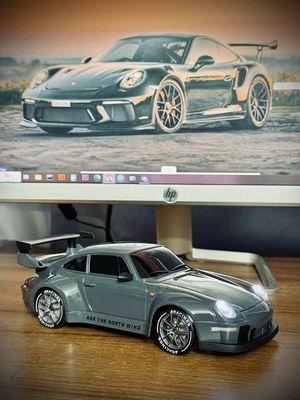 Porsche 993 911 RWB 4WD RC Drift Car With Tires & Traffic Cones_img_4
