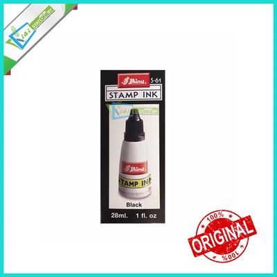 Stamp Pad ink shiny 28ml Black ,Red, Violet, Blue 1pcs_img_0