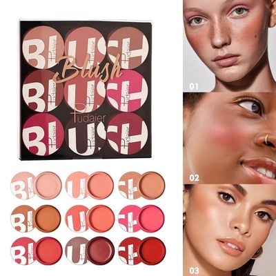 Pudaier 9 Color Blush in 1 box_img_4