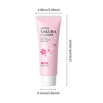 Laikou Japan sakura Cleanser 100ml_img_0
