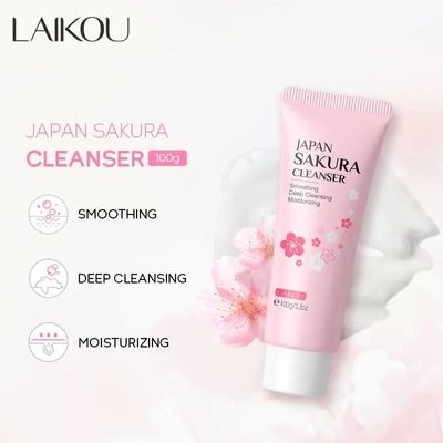 Laikou Japan sakura Cleanser 100ml_img_1