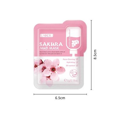 Laikou Sakura Mud Mask 12pcs pkt_img_2