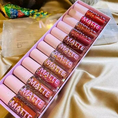 Pudaier 12 pcs matte lipstick set_img_1