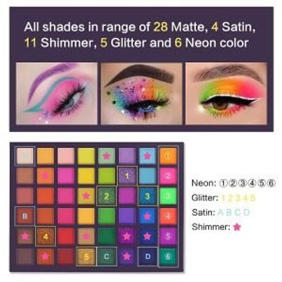 UCANBE Exotic Flavours 48 color eye shadow palette_img_2