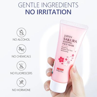 Japan sakura sleeping Face Mask 80g_img_1