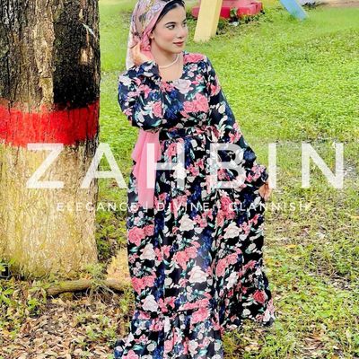 Black floral gown_img_3