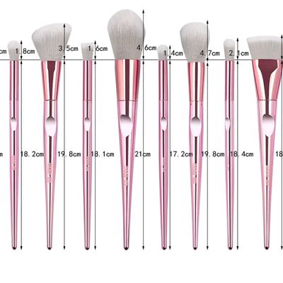 Maange 10pcs makeup brush set with Bag_img_2