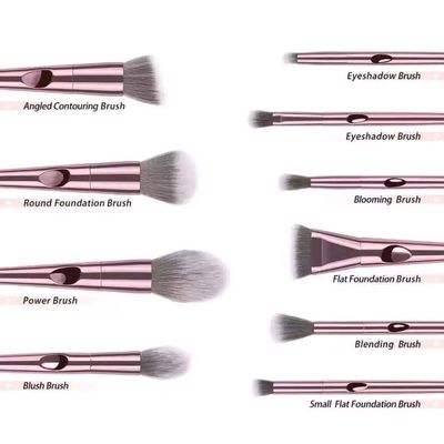 Maange 10pcs makeup brush set with Bag_img_4