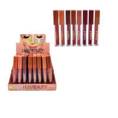 Nude huxiabeauty matte lip gloss 48pcs box_img_1