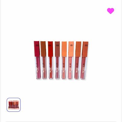 Nude huxiabeauty matte lip gloss 48pcs box_img_2