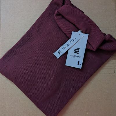 Turtle Neck T-shirt X Maroon_img_2