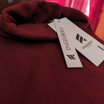 Turtle Neck T-shirt X Maroon_img_3