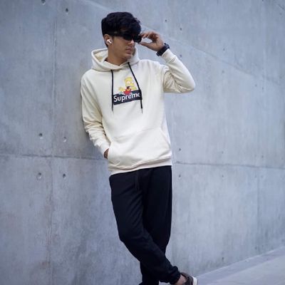 Premium Quality Drop Shoulder Hoodie X Supreme_img_0