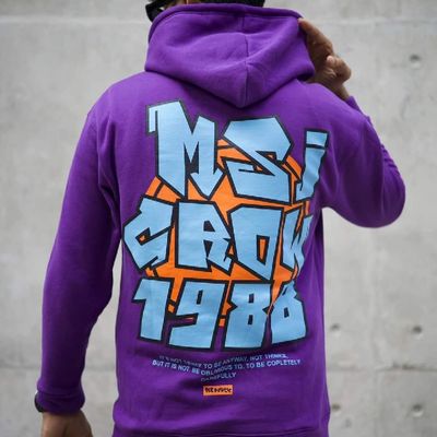 Premium Quality Drop Shoulder Hoodie X MSi CROW_img_2