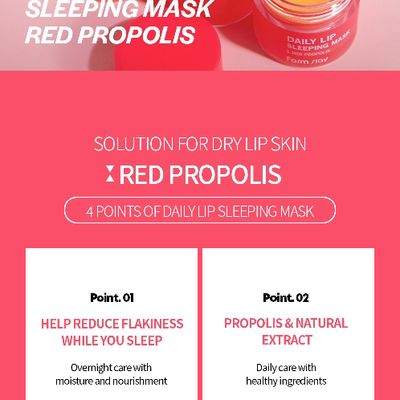 Farmstay Daily Lip Sleeping Mask Red Propolis_img_2