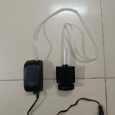 air pump + pipe + mini sponge filter_img_1