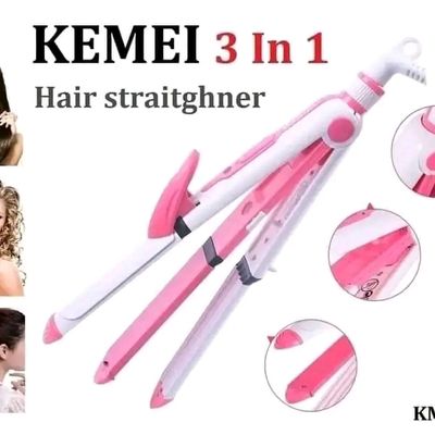 Kemei 3in1 Professional Hair Straightener_img_2