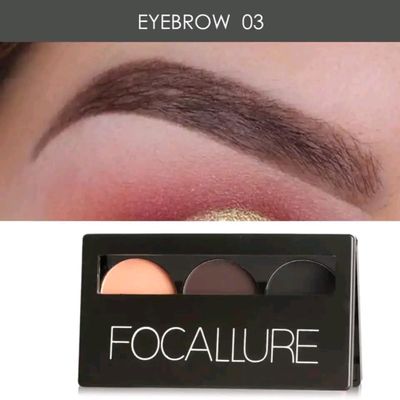 FOCALLURE 3 Colors Eyeshadow Eyebrow Powder_img_0