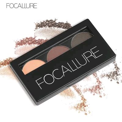 FOCALLURE 3 Colors Eyeshadow Eyebrow Powder_img_1
