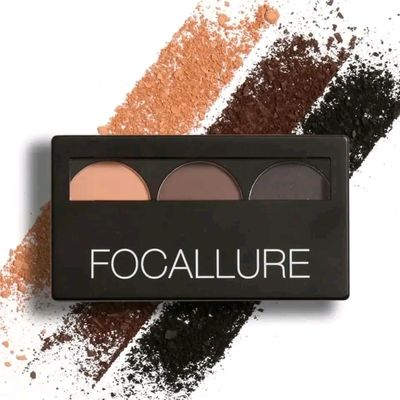 FOCALLURE 3 Colors Eyeshadow Eyebrow Powder_img_3