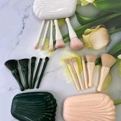 5pcs Make-up brush with mirror_img_1