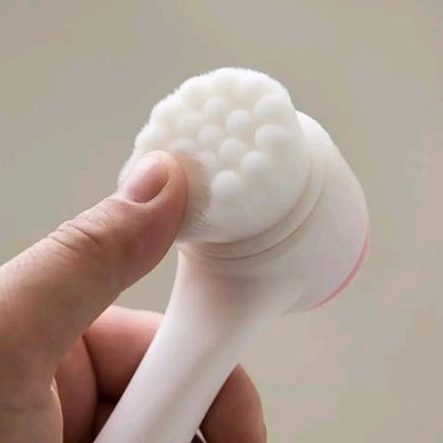 Double Side Silicone Facial Cleanser Brush_img_3
