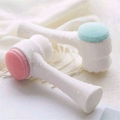 Double Side Silicone Facial Cleanser Brush_img_4