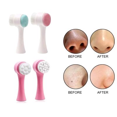Double Side Silicone Facial Cleanser Brush_img_6
