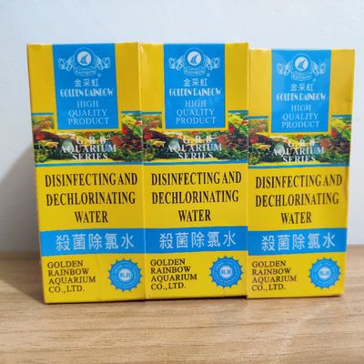 Disinfecting and Dechlorinating Water Golden Rainbow Anti chlorine (70ml)_img_0