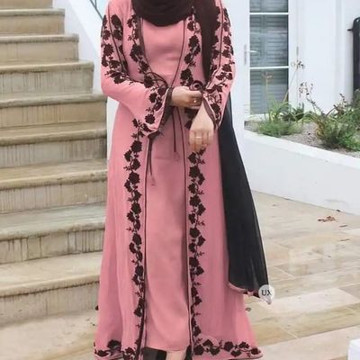 New Embroidery Abaya Borka_img_2