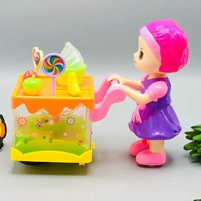 Electric Transparent Ice-Cream Van With Doll_img_0