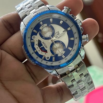EDIFICE CH AA FS BLU BEZEL WHITE DIAL_img_0