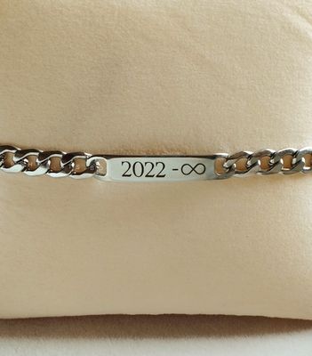 Picture & text engravable Viktor Chain bracelet_img_0