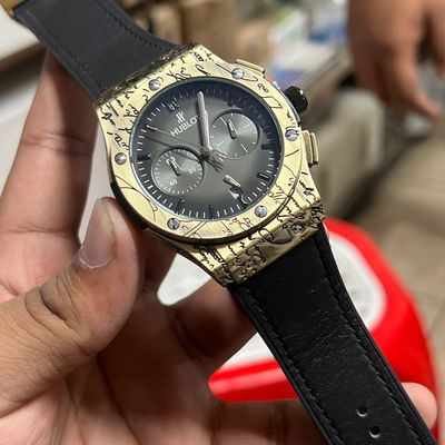 HUBLOT BELT ENGRAVED GOLD CASE RUBEL_img_0
